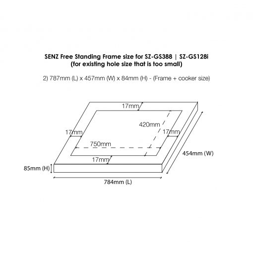 Free Standing Frame for Gas Stove - Image 4