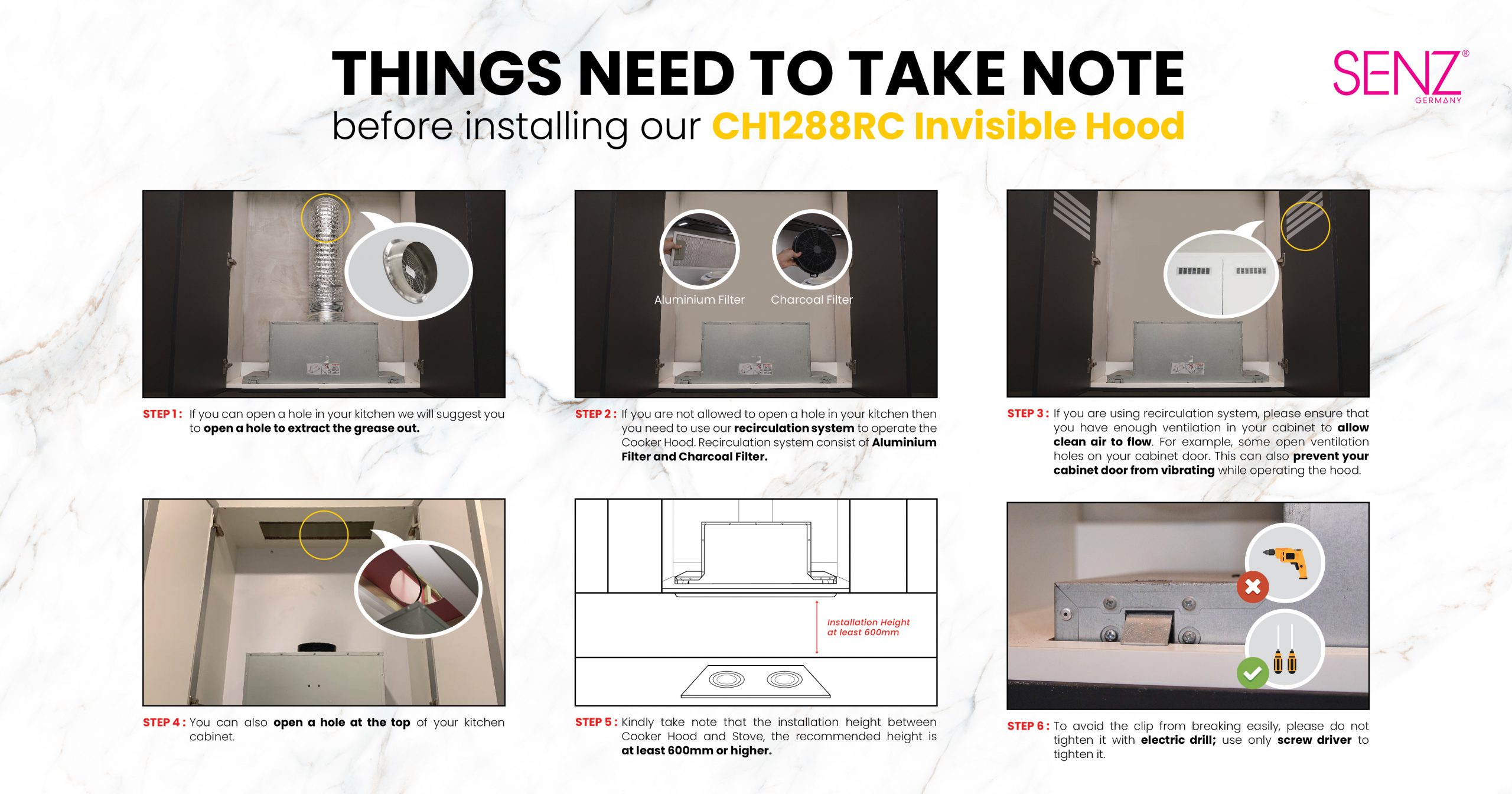 recirculating system hood