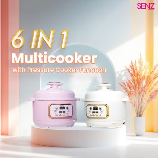 SZ-PC618 PINK 6 in 1 MultiCooker with Pressure Cooker Function - Image 2