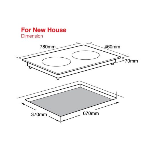 SZ-GI668 2 in 1 Hybrid Smart Gas Hob - Image 6