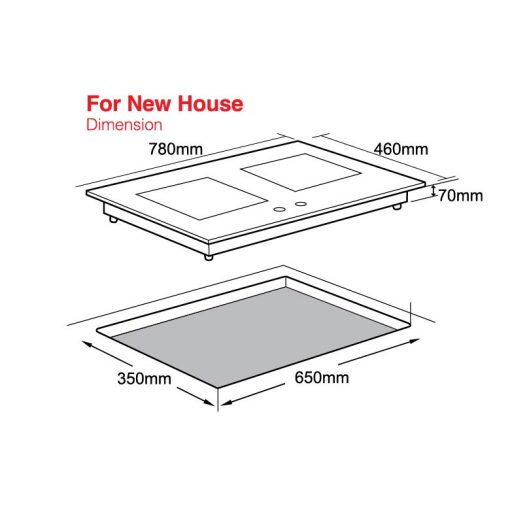 SENZ AMBER intelSync Twin Burner Gas Stove with Nano Coating - Image 3