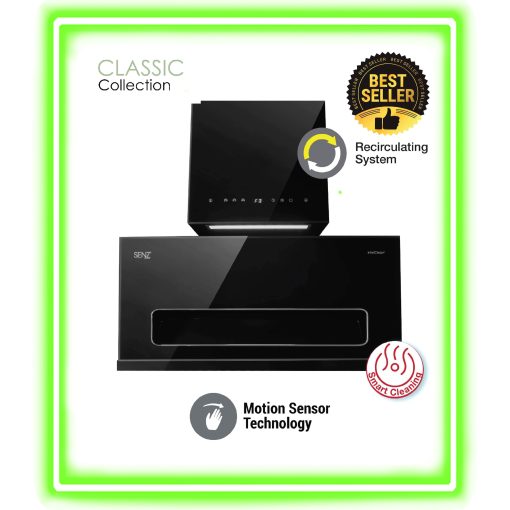 SENZ HERMOSA Ultra Slim Heat Pro intelClean Cooker Hood