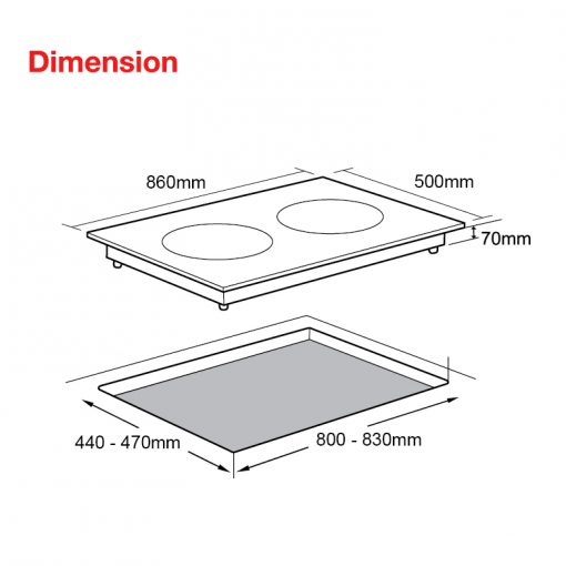 SENZ CRISTAL Anti-Dry Burning Technology Twin Burner Gas Stove - Image 7