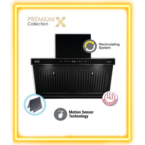 SENZ ESTILLA GreaseGuard Heat Pro intelClean Cooker Hood