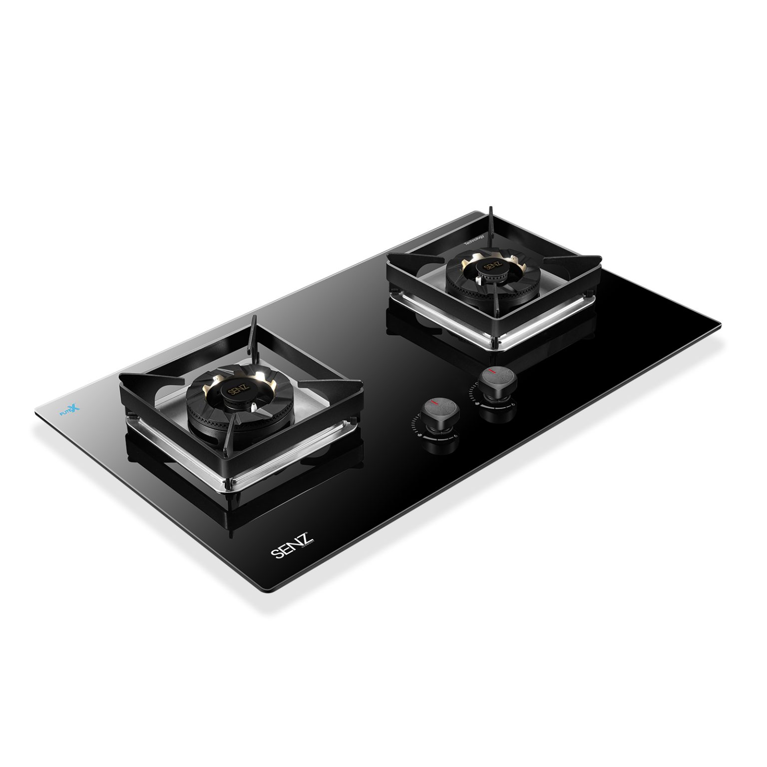 SENZ KARINO Twin Burner Gas Stove with intelSync Technology Senz
