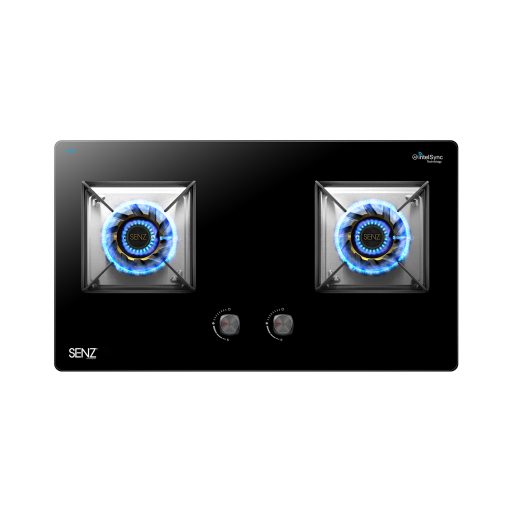 SENZ KARINO Twin Burner Gas Stove with intelSync Technology - Image 4