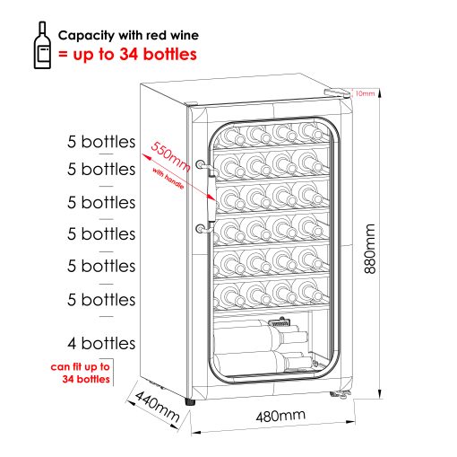 SENZ Rosy Violet Retro Multi-Functional Chiller - Image 5