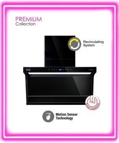 SENZ VISTO L Shape Design Heat Pro intelClean Cooker Hood