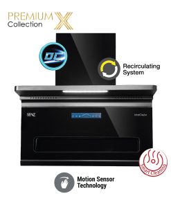 SENZ VELOZ L Shape Design Heat Pro intelClean Cooker Hood