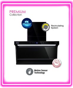 SENZ VISTO L Shape Design Heat Pro intelClean Cooker Hood