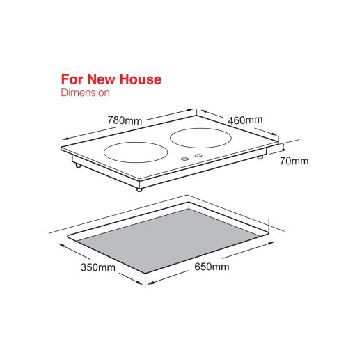 SENZ RUBY intelSync Twin Burner Gas Stove with Nano Coating - Image 3