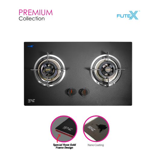 SENZ ROZEN Flexible Base Sealed Burner Gas Stove
