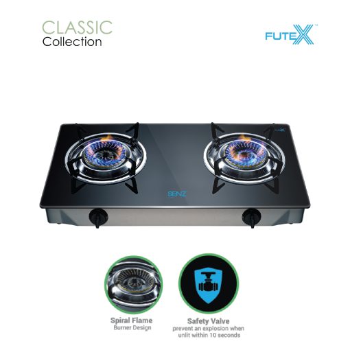 GS202 Table Top Spiral Flame Gas Stove with Safety Valve