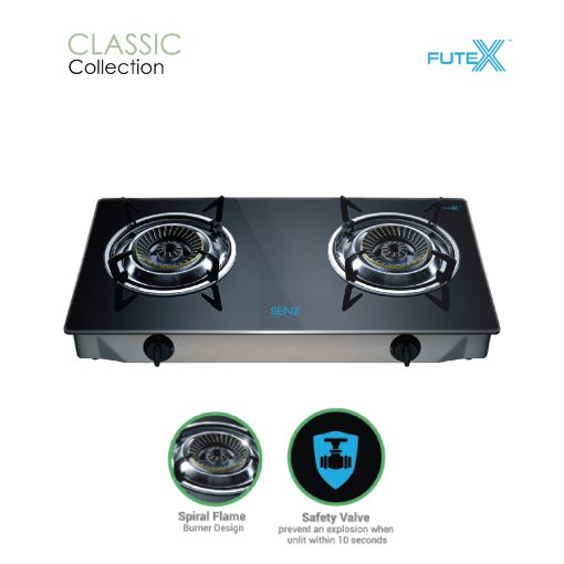 GS202 Table Top Spiral Flame Gas Stove with Safety Valve - Image 2