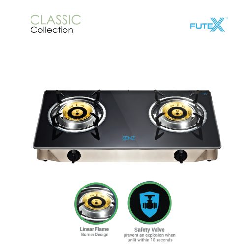 GS303 Table Top Linear Flame Gas Stove with Safety Valve - Image 2