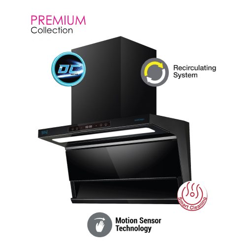 SENZ ADEL Compact L Shape HeatPro intelClean Cooker Hood - Image 3