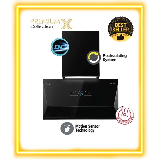 SENZ ZAFFIRO DC Diamond Shape intelClean Cooker Hood