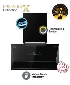 SENZ ZAFFIRO DC Diamond Shape intelClean Cooker Hood