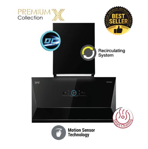 SENZ ZAFFIRO DC Diamond Shape intelClean Cooker Hood
