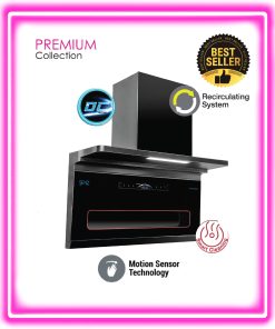 SENZ VISTA Slim L Shape Design Heat Pro intelClean Cooker Hood