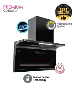 SENZ VISTA Slim L Shape Design Heat Pro intelClean Cooker Hood