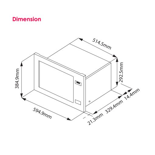 SZ-MW259 Fully Digital Built-in Microwave Oven - Image 3