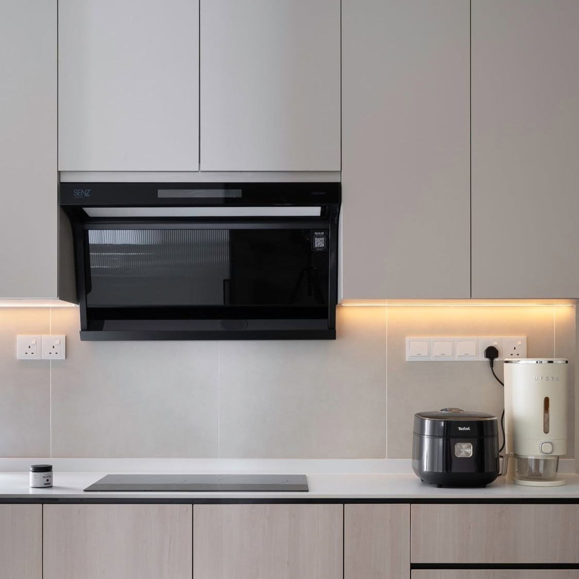 SENZ SENSILLA DC L Shape Design Heat Pro intelClean Cooker Hood - Image 2