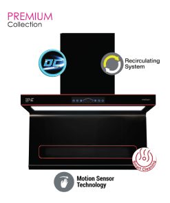 SENZ BARRISA DC HeatPro intelClean Cooker Hood with Rose Gold Design