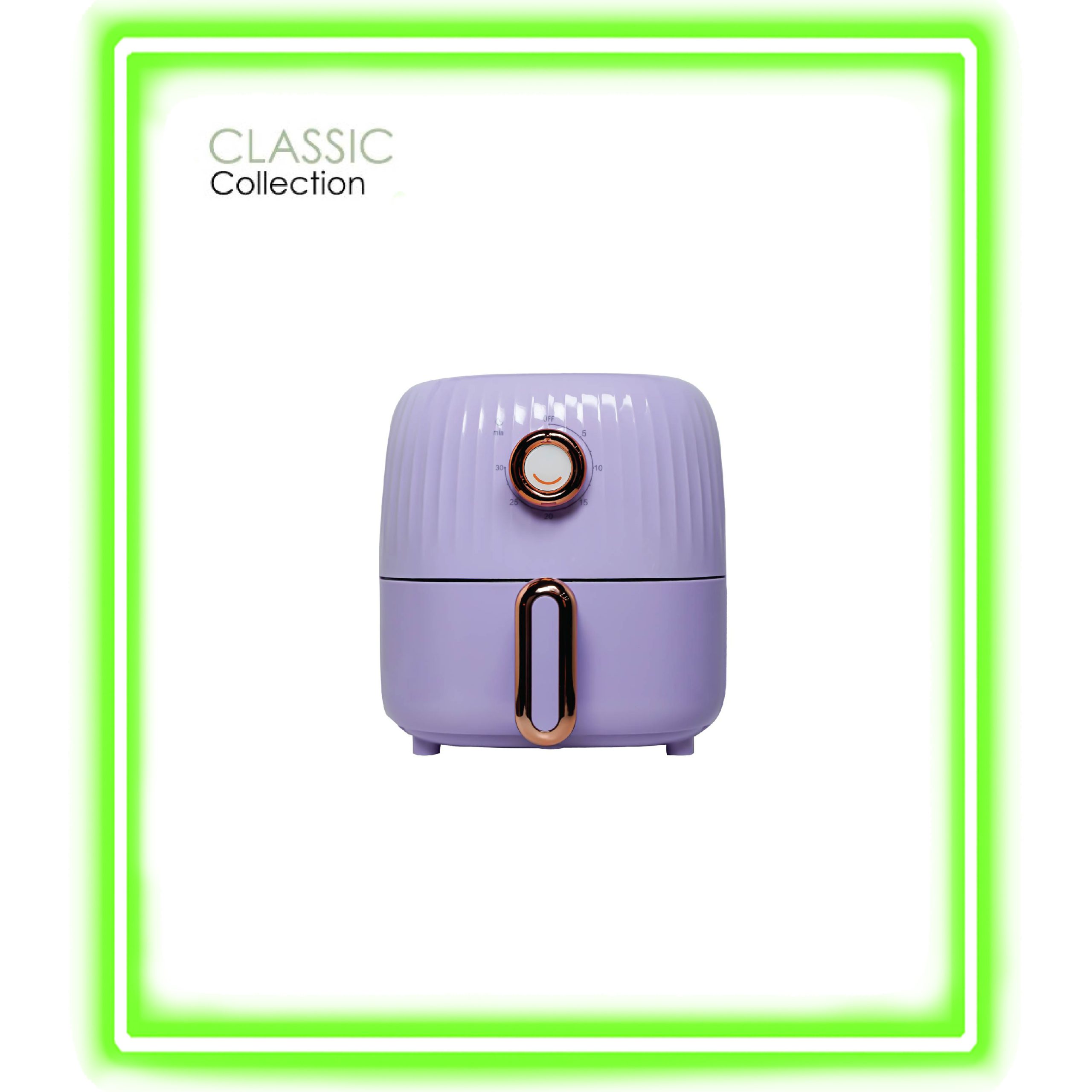 SZ-AF2L01 LAVENDER BLOOM Retro Mini Air Fryer