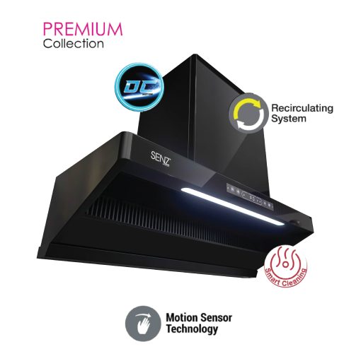 SENZ NOVA Compact Angled Shape HeatPro intelClean Cooker Hood