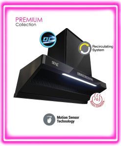 SENZ NOVA Compact Angled Shape HeatPro intelClean Cooker Hood