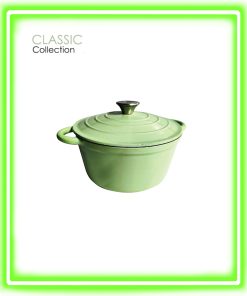 SZ-CW02 Enamel Cast Iron Pot 24cm - Mint
