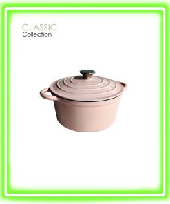 SZ-CW01 Enamel Cast Iron Pot 24cm - Rose