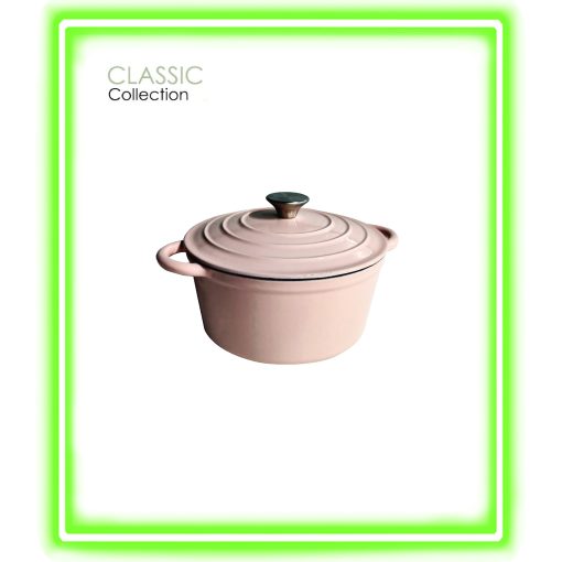 SZ-CW01 Enamel Cast Iron Pot 24cm - Rose