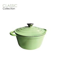 SZ-CW02 Enamel Cast Iron Pot 24cm - Mint