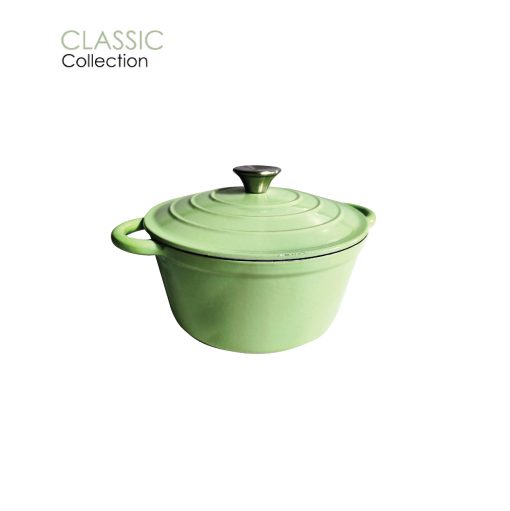 SZ-CW02 Enamel Cast Iron Pot 24cm - Mint
