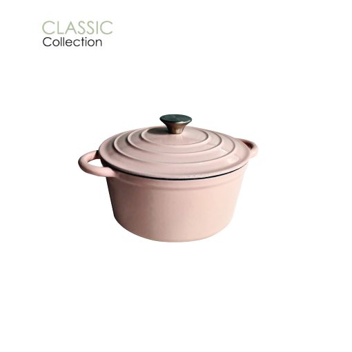SZ-CW01 Enamel Cast Iron Pot 24cm - Rose
