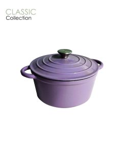 SZ-CW03 Enamel Cast Iron Pot 24cm - Lavender
