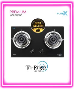 SENZ SZ-GS388 Tri-Ringz Twin Burner Gas Stove