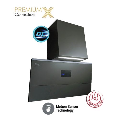 SENZ ESSLA AIGuard Nano Slim Cooker Hood - Grey Nano Coating Glass - Image 2