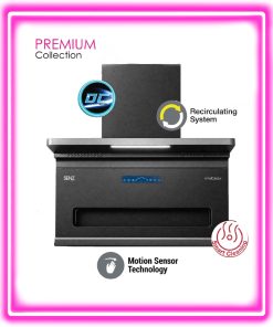 SENZ VISTA-i L Shape Design Heat Pro intelClean Cooker Hood