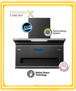 SENZ VISTA-i L Shape Design Heat Pro intelClean Cooker Hood