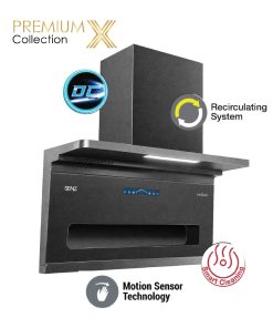 Alternative view of SENZ VISTA-i L Shape Design Heat Pro intelClean Cooker Hood